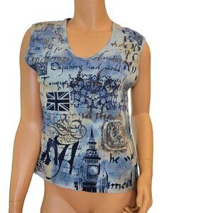 Glima Tank Top Womens‎ XL Juniors Graphic Y2K